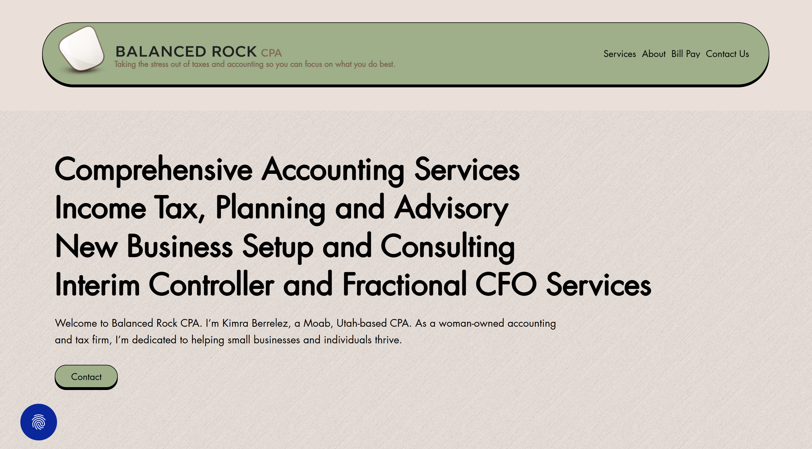 Balanced Rock CPA website