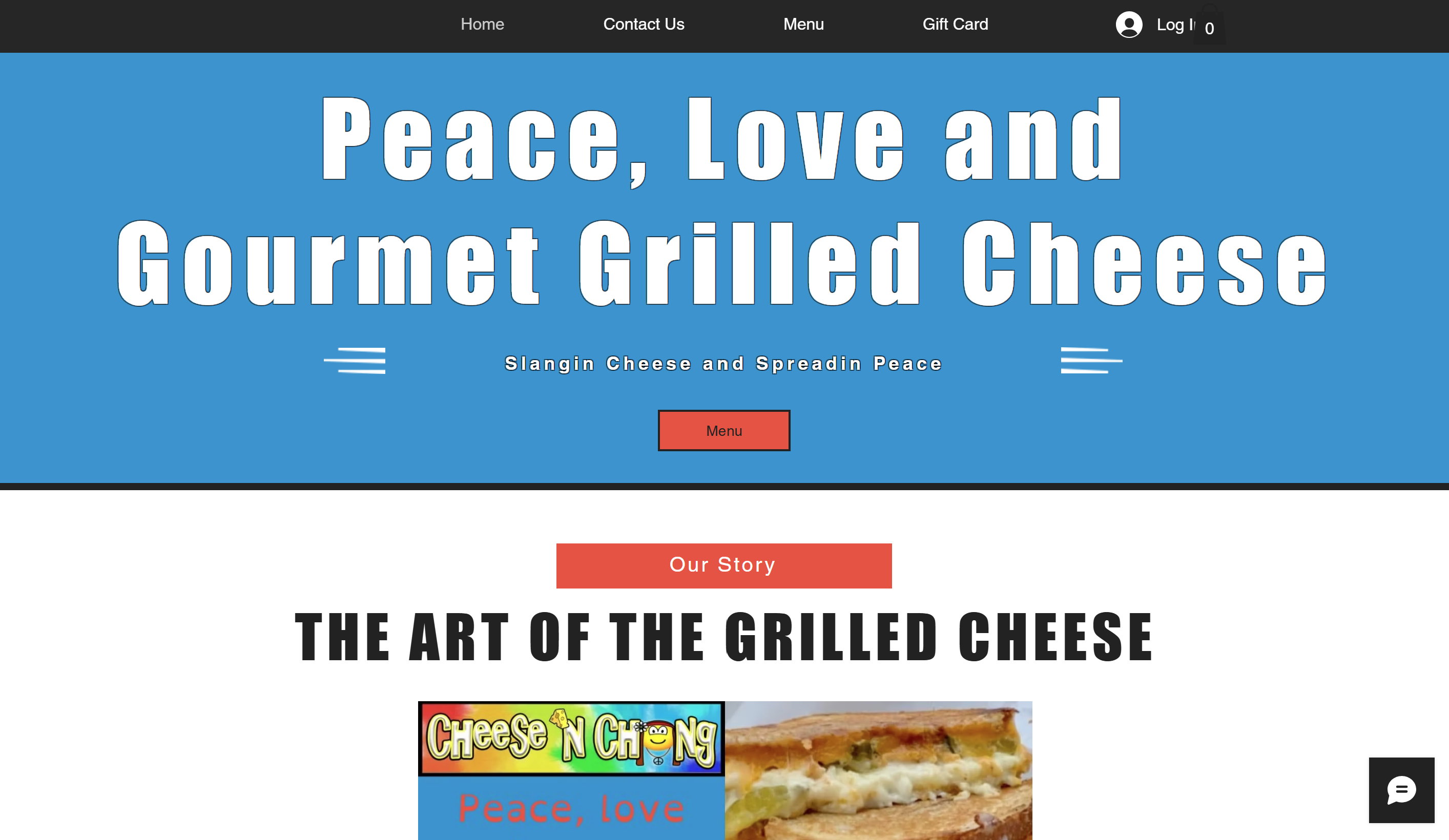 Cheese N Chong Food Truck website